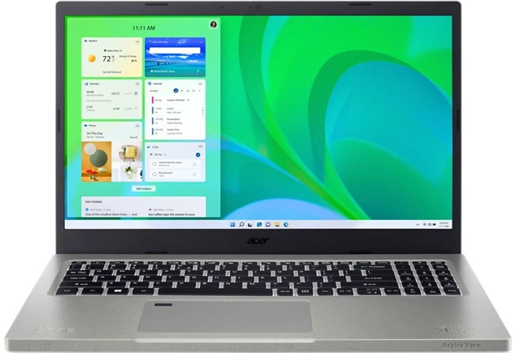 Notebook Acer Aspire Vero AV15-51-5155 15.6" Intel Core i5-1155G7 8/256GB W11H - Gray